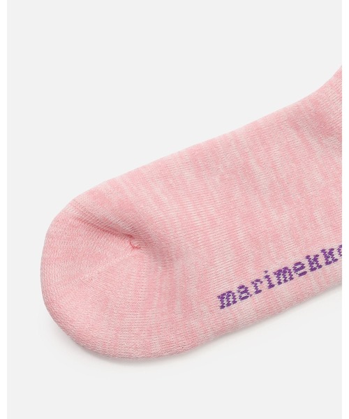 marimekko（マリメッコ）の「【kioski】 Pirtti Unikko /  Socks（ソックス/靴下・レディース・ライトグレー/ライトピンク・34/37/40）」の7枚目の写真