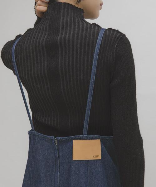 illi ランダムRIBハイネックニット（ニット/セーター）｜KBF