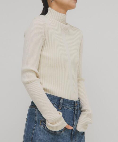 illi ランダムRIBハイネックニット（ニット/セーター）｜KBF