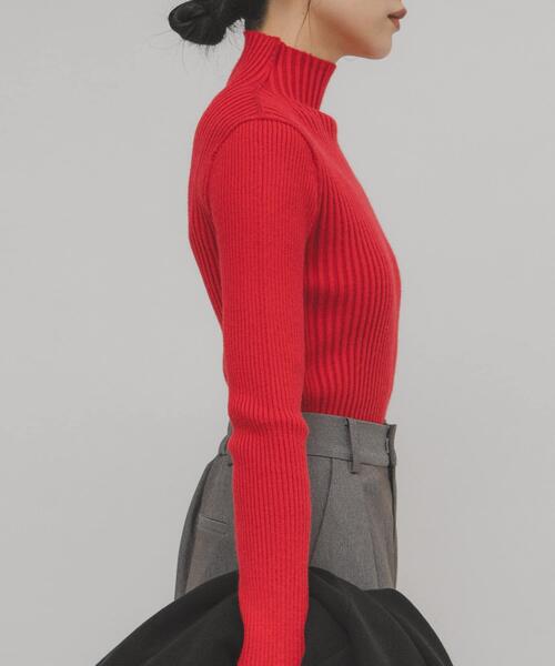 illi ランダムRIBハイネックニット（ニット/セーター）｜KBF