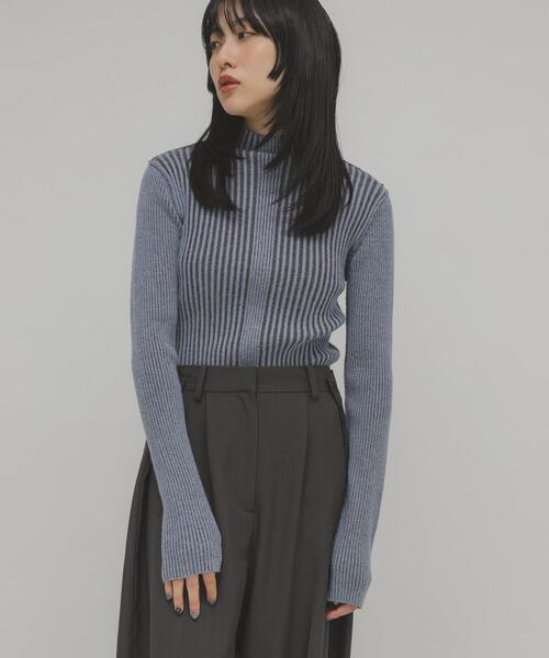 illi ランダムRIBハイネックニット（ニット/セーター）｜KBF