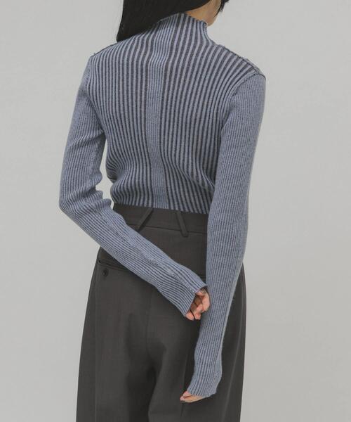 illi ランダムRIBハイネックニット（ニット/セーター）｜KBF