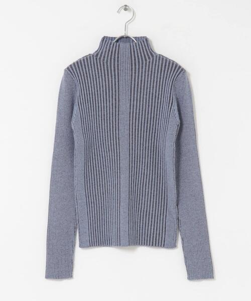 KBF（ケイビーエフ）の「illi　ランダムRIBハイネックニット（ニット/セーター・レディース・ブルー系その他/レッド系その他/グレー系その他/ホワイト系その他・ONE）」の17枚目の写真