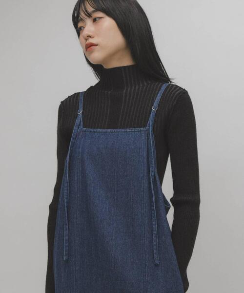 KBF（ケイビーエフ）の「illi　ランダムRIBハイネックニット（ニット/セーター・レディース・ブルー系その他/レッド系その他/グレー系その他/ホワイト系その他・ONE）」の19枚目の写真