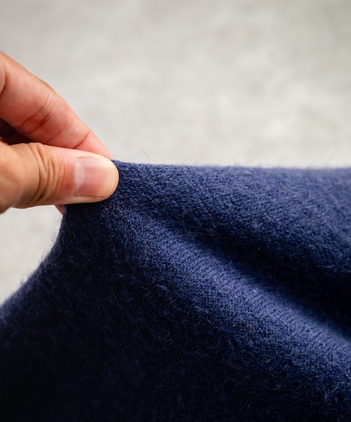 KRIFF MAYER（クリフメイヤー）の「KRIFF MAYER クリフメイヤー もちのび虎刺繍Vネックニットカーディガン 2523100（カーディガン/ボレロ・メンズ・ブルー/ブラック/ベージュ/カーキ・XL/L/M）」の11枚目の写真