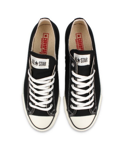 CONVERSE(コンバース)の「CONVERSE CANVAS ALL STAR J OX -MADE IN JAPAN- / コンバース キャンバス オールスター J OX -日本製- / 32167431(スニーカー・メンズ・ブラック・23cm/25.5cm/26cm/26.5cm/27cm/27.5cm/28cm/29cm/24.5cm/30cm/23.5cm/24cm/25cm)」の2枚目の写真
