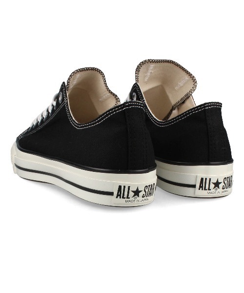 CONVERSE(コンバース)の「CONVERSE CANVAS ALL STAR J OX -MADE IN JAPAN- / コンバース キャンバス オールスター J OX -日本製- / 32167431(スニーカー・メンズ・ブラック・23cm/25.5cm/26cm/26.5cm/27cm/27.5cm/28cm/29cm/24.5cm/30cm/23.5cm/24cm/25cm)」の3枚目の写真