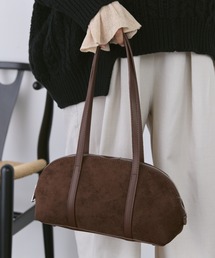 Libra Cue（リブラ キュー）の「スウェードレクタングルハンドバッグ（ハンドバッグ）」