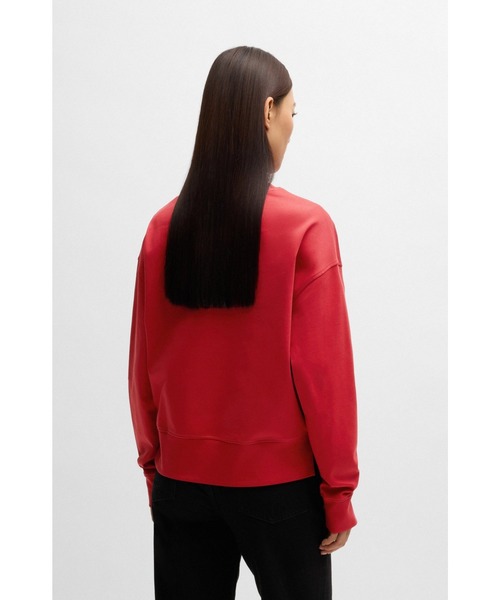BOSS(ボス)の「BOSS x Creation of the Gods スウェットシャツ Double Bモノグラム(スウェット・レディース・レッド・XS/S/M/L)」の2枚目の写真