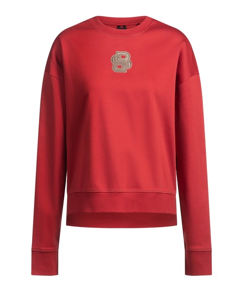 BOSS(ボス)の「BOSS x Creation of the Gods スウェットシャツ Double Bモノグラム(スウェット・レディース・レッド・XS/S/M/L)」の5枚目の写真