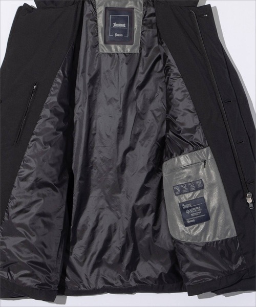 HERNO(ヘルノ)の「HERNO Laminar GORE-TEX INFINIUM WINDSTOPPER DOWN TAILORED JACKET ヘルノ ラミナー テイラード ダウンジャケット(ダウンジャケット/コート・メンズ・ブラック/ネイビー系1・48/52/46/50)」の6枚目の写真