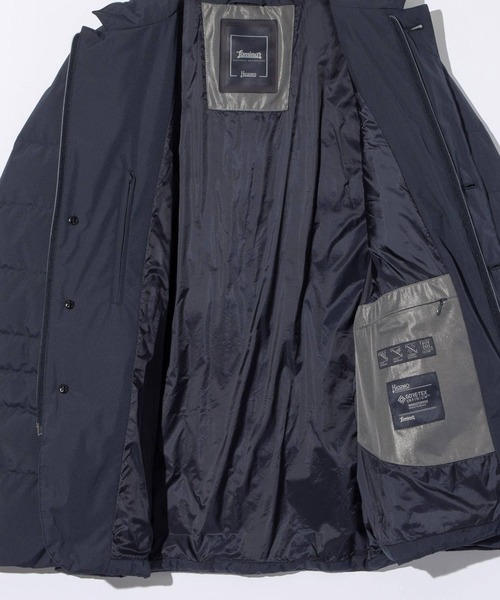 HERNO(ヘルノ)の「HERNO Laminar GORE-TEX INFINIUM WINDSTOPPER DOWN TAILORED JACKET ヘルノ ラミナー テイラード ダウンジャケット(ダウンジャケット/コート・メンズ・ブラック/ネイビー系1・48/52/46/50)」の7枚目の写真