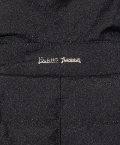 HERNO(ヘルノ)の「HERNO Laminar GORE-TEX INFINIUM WINDSTOPPER DOWN TAILORED JACKET ヘルノ ラミナー テイラード ダウンジャケット(ダウンジャケット/コート・メンズ・ブラック/ネイビー系1・48/52/46/50)」の14枚目の写真