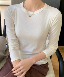 インナーにも◎シンプルロンT