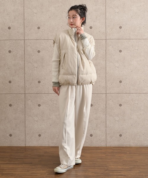 cepo（セポ）の「〈セットアップ対応〉ツイルジャージーイージートラウザー（その他パンツ・レディース・ブラウン/ブラック/オフホワイト・M/S）」の2枚目の写真