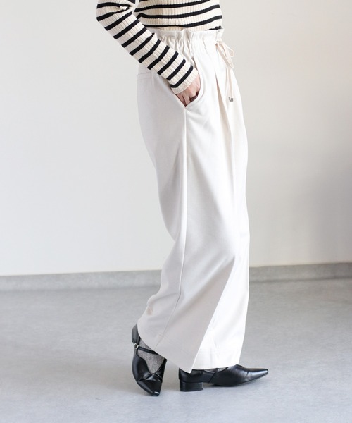 cepo（セポ）の「〈セットアップ対応〉ツイルジャージーイージートラウザー（その他パンツ・レディース・ブラウン/ブラック/オフホワイト・M/S）」の10枚目の写真