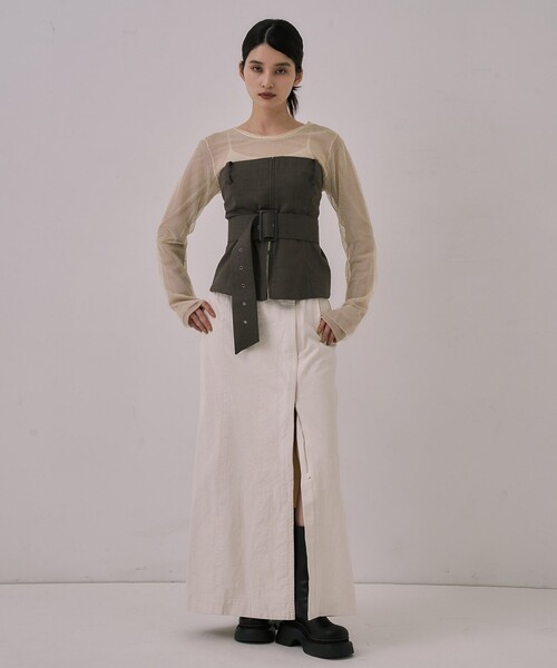 セール】Stretch Tailored Bustier（キャミソール）｜UNITED TOKYO