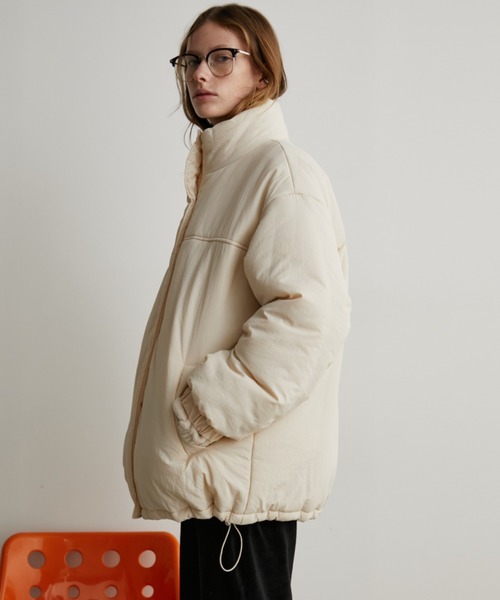 The open product アウター ハンソヒ着用 セール】中綿オーバーサイズコート / ブルゾン（ダウンジャケット