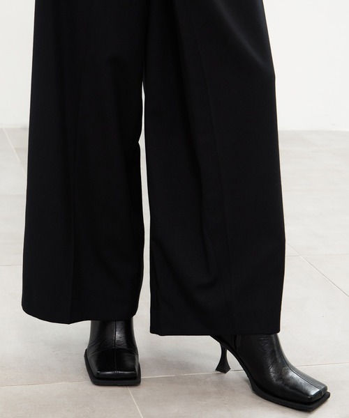 MURRAL(ミューラル)の「【MURRAL/ミューラル】Gurkha asymmetry slacks/グルカアシンメトリースラックス(スラックス・レディース・ブラウン/ブラック・1/2)」の11枚目の写真