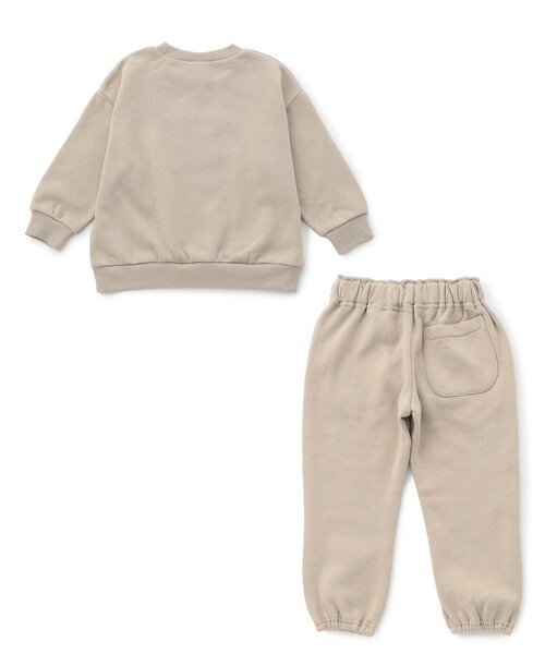 BREEZE（ブリーズ）の「【WEB限定/あったか】裏起毛ロゴスウェット セットアップ_ジュニア対応（スウェット・キッズ・チャコール/ベージュ/パープル/ピンク・130/120/110/90/100/160/140/150）」の19枚目の写真