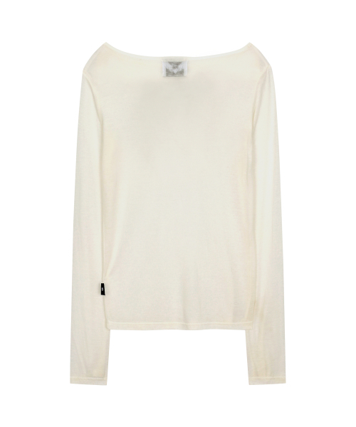 GILAARCHIVE（ギラアーカイブ）の「STAR WING SHEER LONG SLEEVE_WH（Tシャツ/カットソー・レディース・その他・FREE）」の3枚目の写真