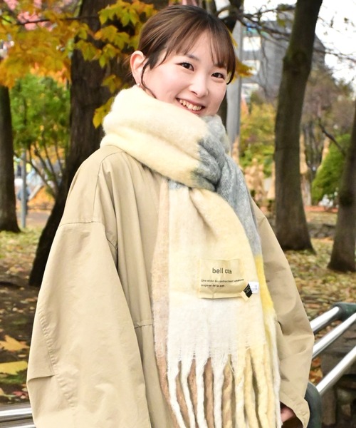 bell cote / MOHAIRY SCARF YEL/GRY（マフラー）｜BILLY'S ENT