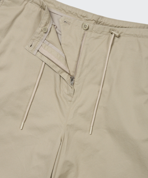 MUSINSA STANDARD WOMAN（ムシンサスタンダードウーマン）の「ウィメンズコットンパラシュートパンツ[ライトベージュ]（スウェットパンツ・レディース・その他・30/24/26/28/22）」の9枚目の写真