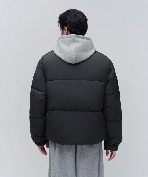 MUSINSA STANDARD（ムシンサスタンダード）の「デイリープファーショートパディングジャケット [ダークグレー]（ダウンジャケット/コート・メンズ・その他・SMALL/MEDIUM/LARGE/X-LARGE/XX-LARGE）」の5枚目の写真