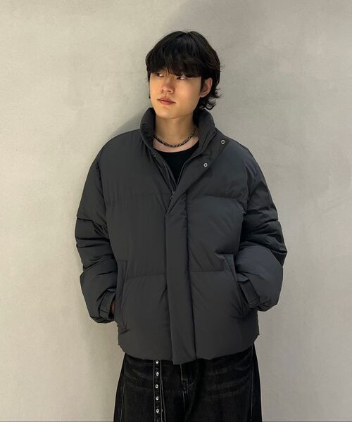 MUSINSA STANDARD（ムシンサスタンダード）の「デイリープファーショートパディングジャケット [ダークグレー]（ダウンジャケット/コート・メンズ・その他・SMALL/MEDIUM/LARGE/X-LARGE/XX-LARGE）」の11枚目の写真