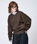 WETTEMPT（ウィテンプト）の「V-NECK WOOL LIKE KNIT / Vネックウールライクニット（ニット/セーター・MEDIUM）」