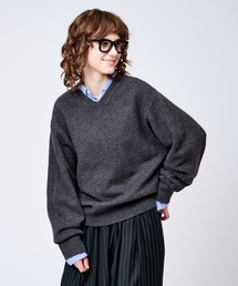 WETTEMPT(EBevg)V-NECK WOOL LIKE KNIT / VlbNE[CNjbg(jbg/Z[^[)