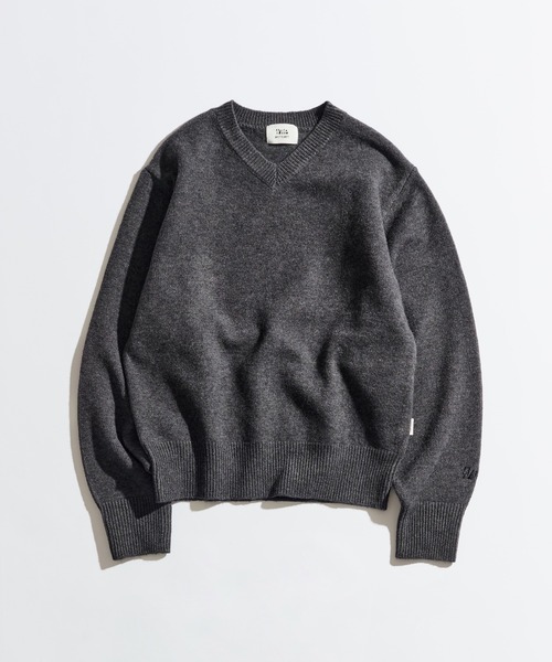 V-NECK WOOL LIKE KNIT / Vネックウールライクニット（ニット/セーター