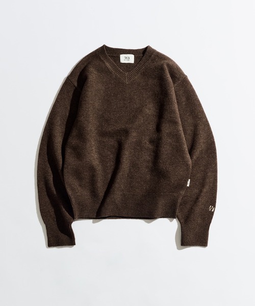 V-NECK WOOL LIKE KNIT / Vネックウールライクニット（ニット/セーター