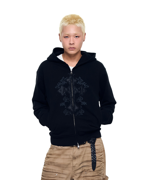 AAKAM（アーカム）の「AKM CROS2 Zip-Up Hoodie (Black)（パーカー・レディース・その他・1/2）」の9枚目の写真