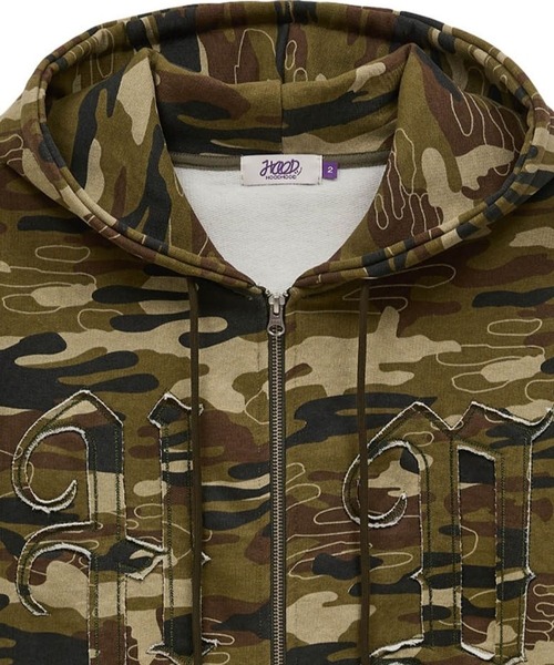 HOODHOOD(フッドフッド)の「【UNISEX】HOODHOOD/アップリケジップパーカー(パーカー・レディース・グレー/その他1・LARGE/MEDIUM)」の17枚目の写真