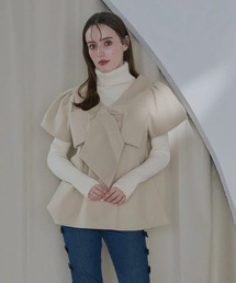 M y u（ミュー）の「BIG RIBBON パフジレTOPS（ベスト）」