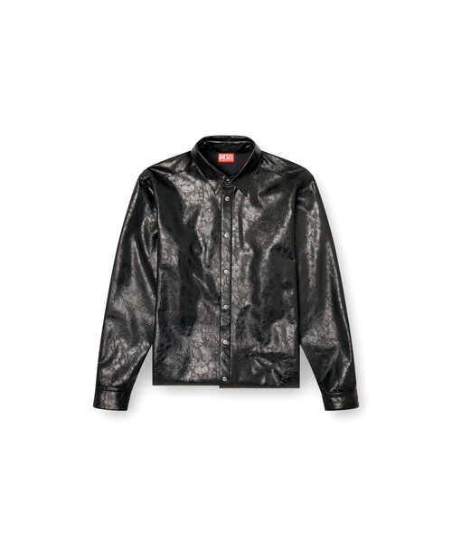 DIESEL（ディーゼル）の「メンズ ボタンシャツ S-SIMPLY-QMBU（シャツ/ブラウス・メンズ・ブラック・44/46/50/48/54/52）」の2枚目の写真