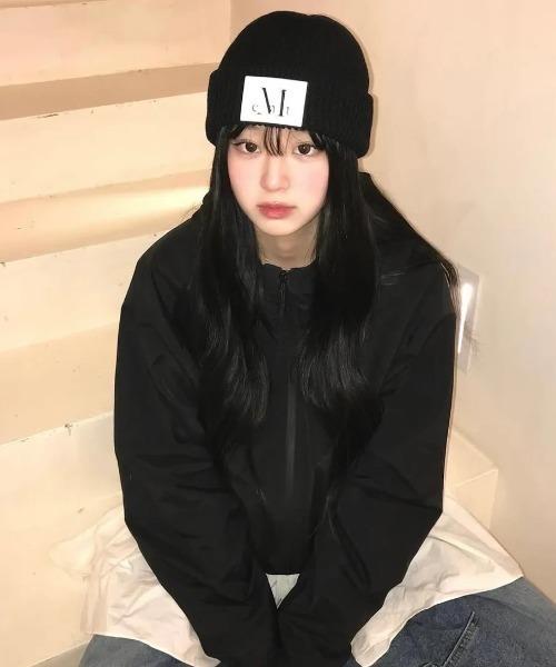 MUCENT(ムセント)の「【日本未発売/WEB限定】MUCENT(ムセント)/ロング ニット ビーニー ニット帽/BOOT LONG KNIT BEANIE(ニットキャップ/ビーニー・レディース・ブラック/アイボリー/グレー・FREE)」の15枚目の写真