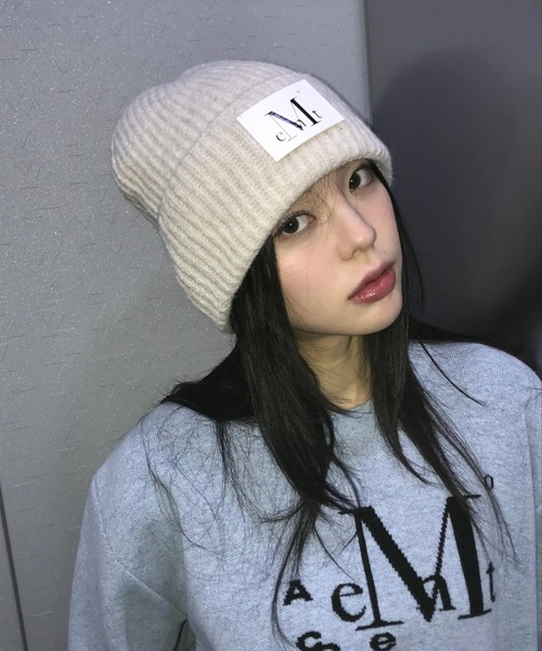MUCENT(ムセント)の「【日本未発売/WEB限定】MUCENT(ムセント)/ロング ニット ビーニー ニット帽/BOOT LONG KNIT BEANIE(ニットキャップ/ビーニー・レディース・ブラック/アイボリー/グレー・FREE)」の10枚目の写真