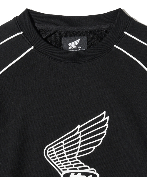 PHYPS MOTORCYCLE（フィップスモーターサイクル）の「Classic Wing Logo Sweat Shirt Black（スウェット・メンズ・その他・MEDIUM/LARGE/SMALL/X-LARGE）」の3枚目の写真