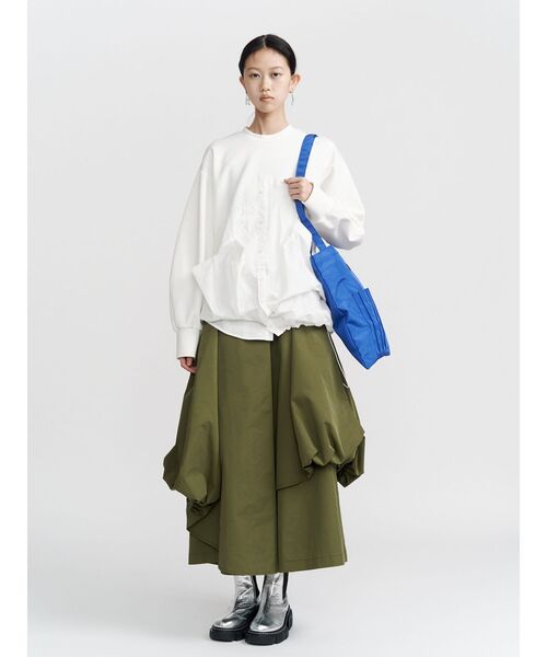 UN3D.（アンスリード）の「NYLON ORIGAMI POCKET TOTE / ナイロンオリガミポケットトート（トートバッグ・レディース・ホワイト/グリーン/ブラック/ブルー・FREE）」の10枚目の写真
