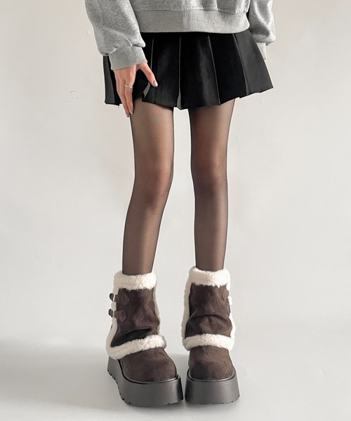 セール】【入荷/即納あり】厚底 レッグウォーマーライク カバー