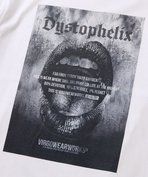 VIRGOwearworks（ヴァルゴウェアワークス）の「LIPS FILM GRAPHIC TEE（Tシャツ/カットソー・メンズ・ホワイト/ブラック・2/3/4/5）」の12枚目の写真