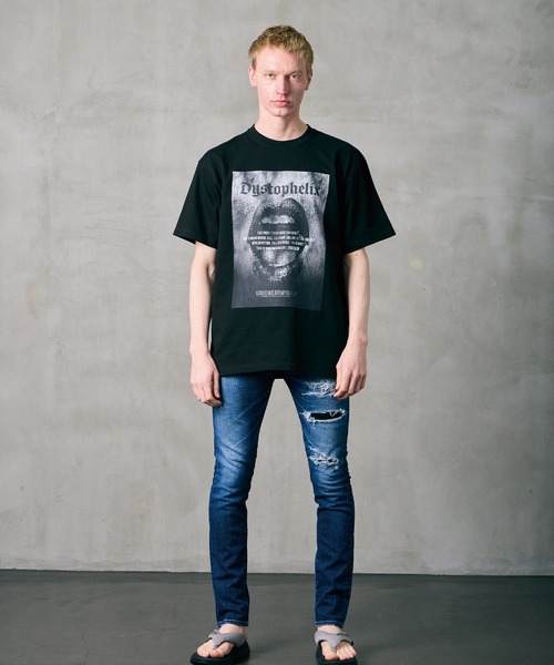 VIRGOwearworks（ヴァルゴウェアワークス）の「LIPS FILM GRAPHIC TEE（Tシャツ/カットソー・メンズ・ホワイト/ブラック・2/3/4/5）」の14枚目の写真