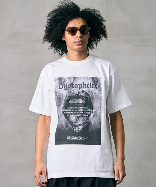 VIRGOwearworks（ヴァルゴウェアワークス）の「LIPS FILM GRAPHIC TEE（Tシャツ/カットソー・メンズ・ホワイト/ブラック・2/3/4/5）」の7枚目の写真