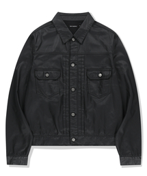 NOT4NERD（ノットフォーナード）の「Abyss Eyes Coated Trucker Jacket - Black（デニムジャケット）」