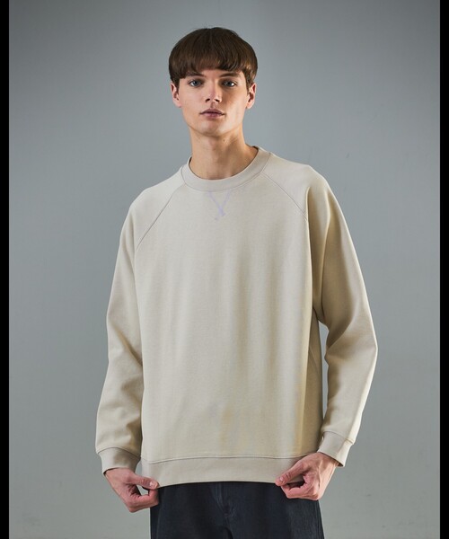 ABAHOUSE（アバハウス）の「リバーフリース カラースウェット プルオーバー / セットアップ対応（スウェット・メンズ・ブラウン/ネイビー/ベージュ・46/48）」の3枚目の写真