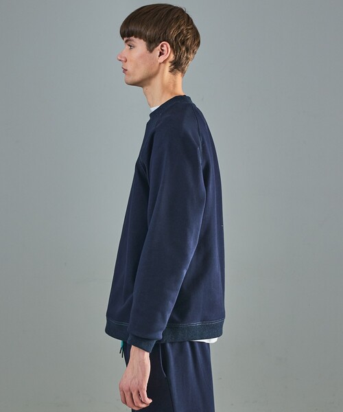 ABAHOUSE（アバハウス）の「リバーフリース カラースウェット プルオーバー / セットアップ対応（スウェット・メンズ・ブラウン/ネイビー/ベージュ・46/48）」の5枚目の写真