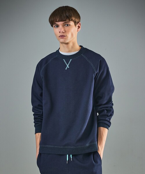 アバハウス（ABAHOUSE）/リバーフリース カラースウェット プルオーバー / セットアップ対応 セール】リバーフリース カラースウェット プルオーバー