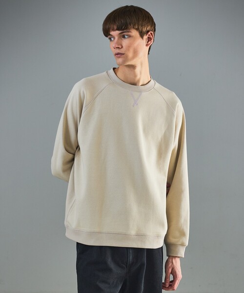 ABAHOUSE（アバハウス）の「リバーフリース カラースウェット プルオーバー / セットアップ対応（スウェット・メンズ・ブラウン/ネイビー/ベージュ・46/48）」の18枚目の写真